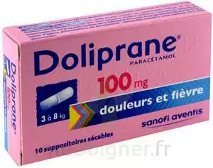 Doliprane 100 Mg Suppositoires Sécables 2plq/5 (10) à Seysses