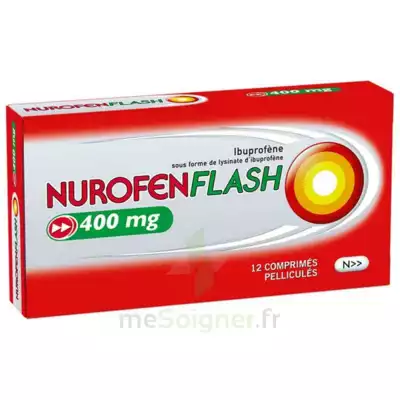 Nurofenflash 400 Mg Comprimés Pelliculés Plq/12 à Seysses