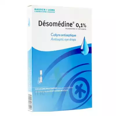 Desomedine 0,1 % Collyre Sol 10fl/0,6ml à Seysses